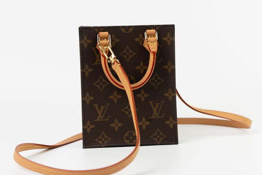 Louis Vuitton Handbag Brown Louis Vuitton Petit Sac Plat -Knockoff
