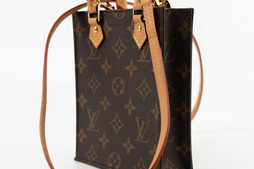 Louis Vuitton Handbag Brown Louis Vuitton Petit Sac Plat -Knockoff
