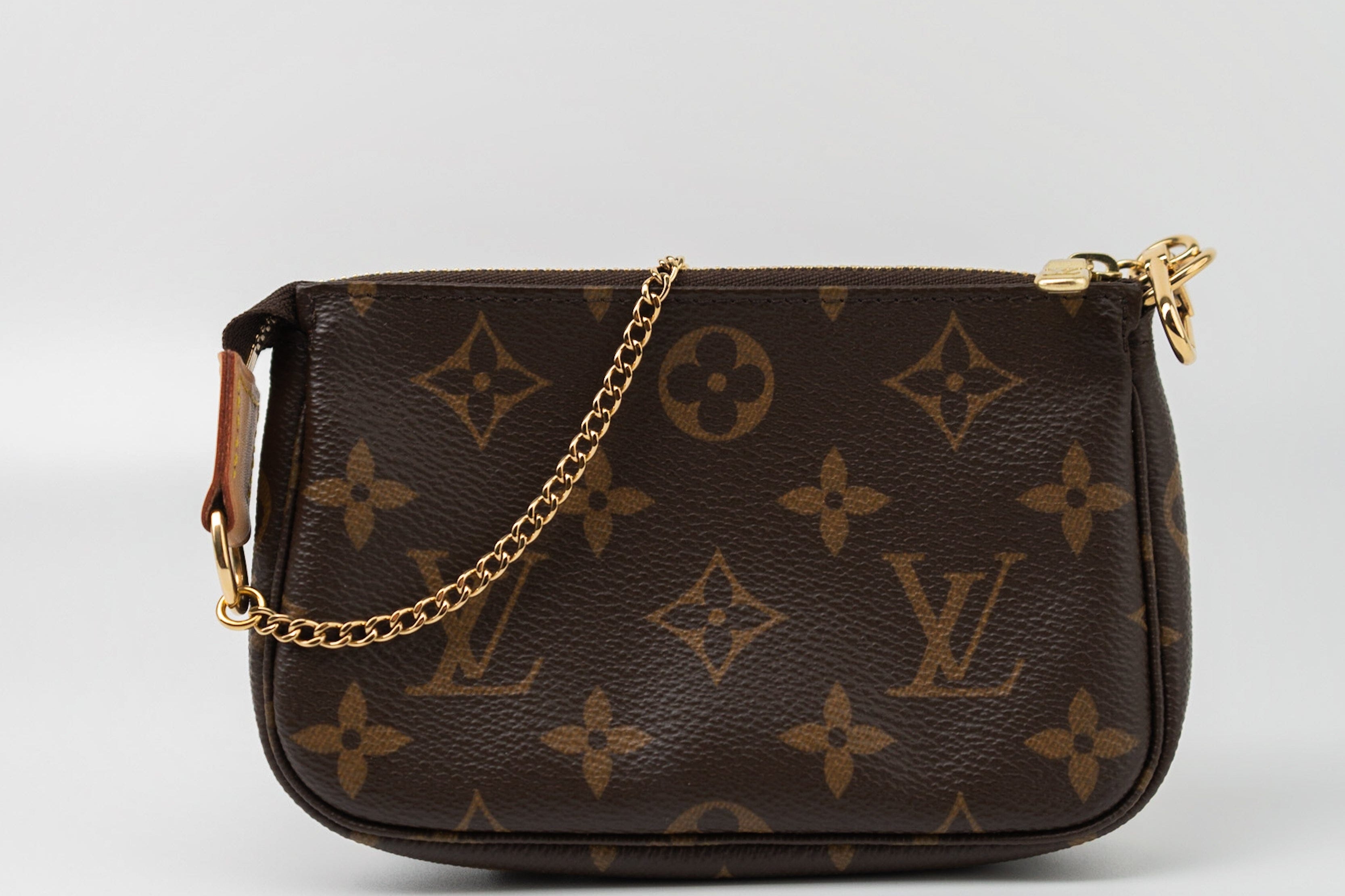 Louis Vuitton Handbag Louis Vuitton Monogram Mini Pochette Accessories -Knockoff
