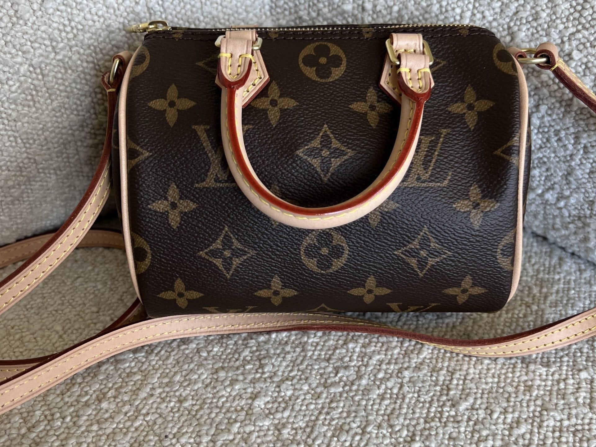 Louis Vuitton Handbag LOUIS VUITTON Monogram Nano Speedy -Knockoff
