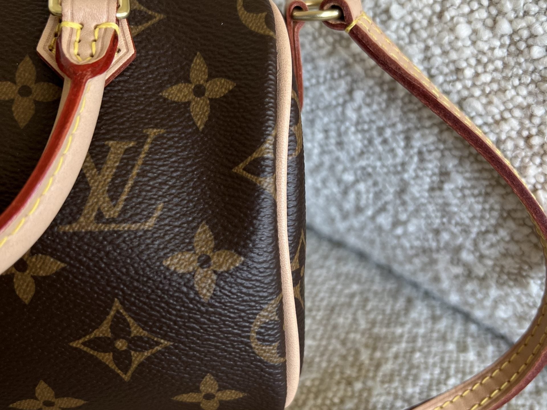 Louis Vuitton Handbag LOUIS VUITTON Monogram Nano Speedy -Knockoff
