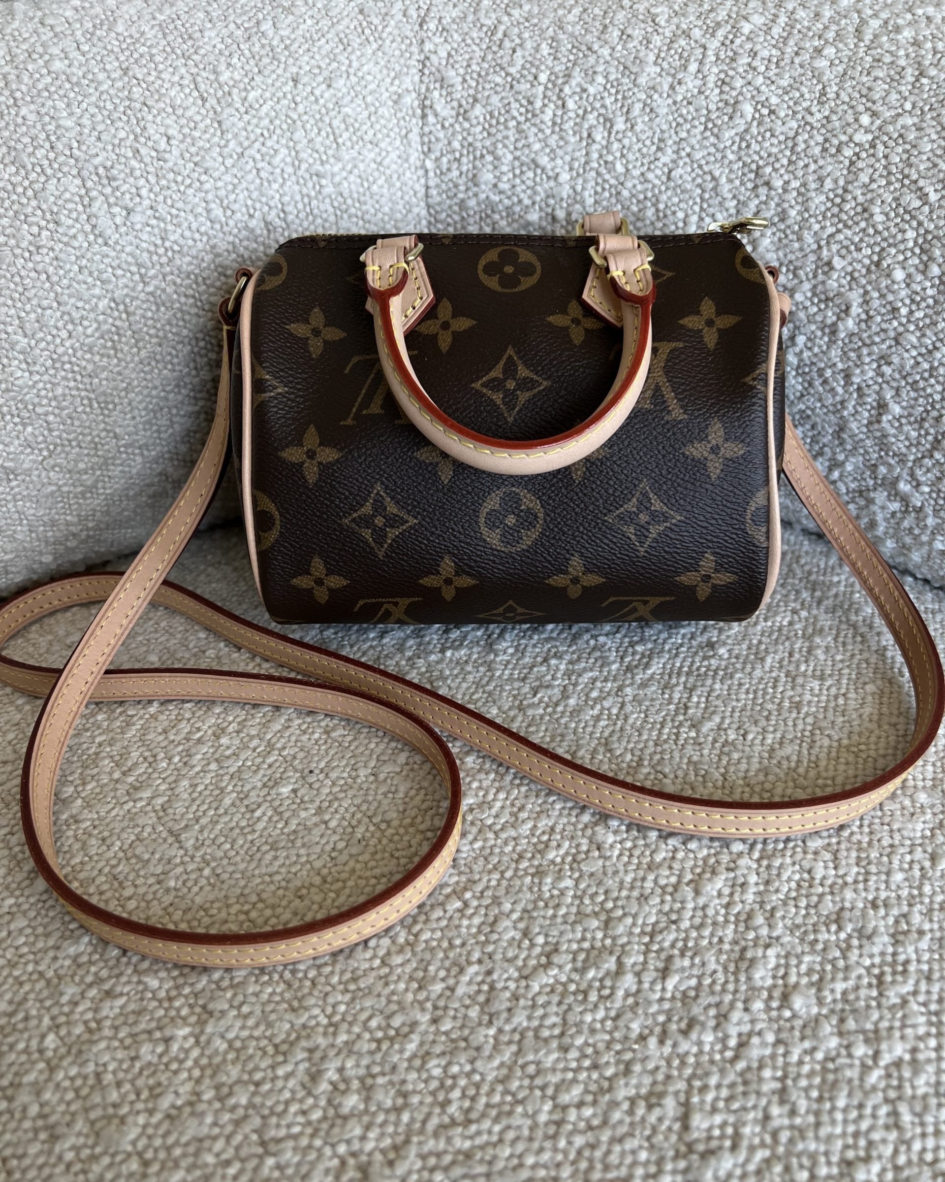 Louis Vuitton Handbag LOUIS VUITTON Monogram Nano Speedy -Knockoff
