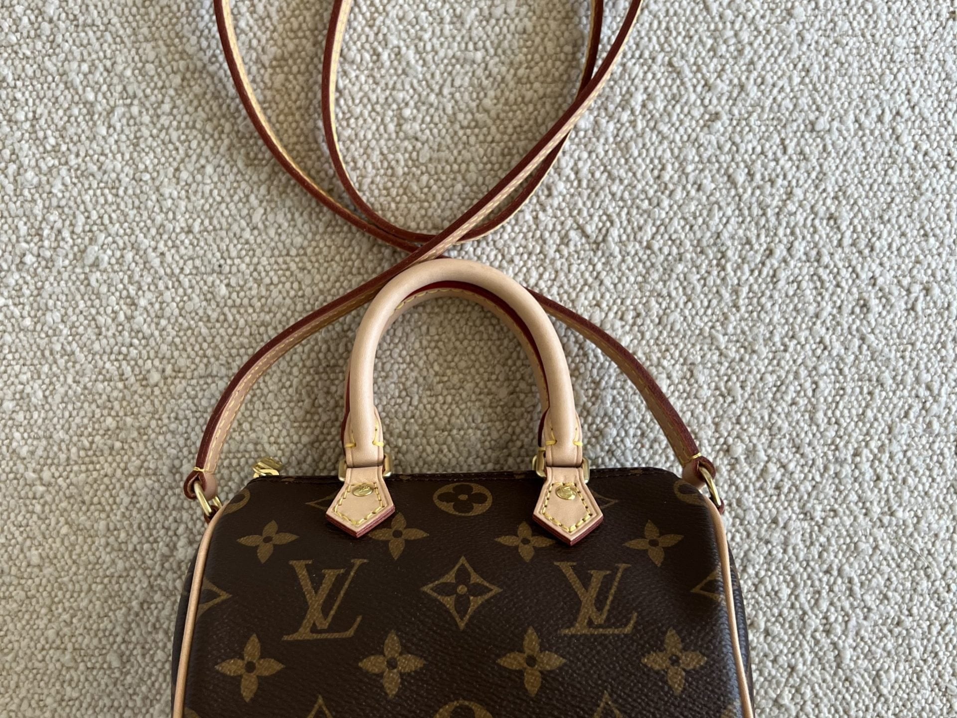 Louis Vuitton Handbag LOUIS VUITTON Monogram Nano Speedy -Knockoff
