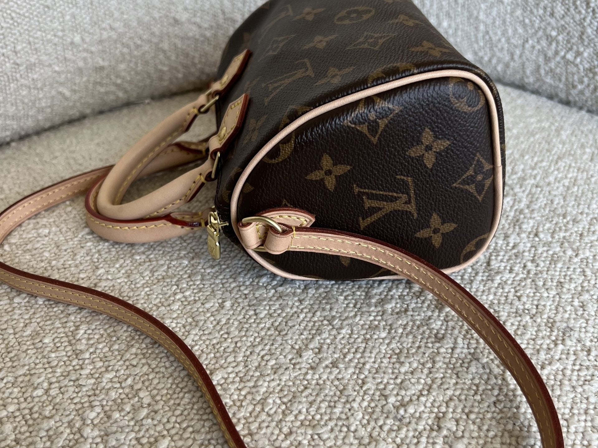 Louis Vuitton Handbag LOUIS VUITTON Monogram Nano Speedy -Knockoff
