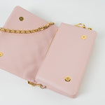 Louis Vuitton Handbag Louis Vuitton Pochette Coussin Light Pink Lambskin Embossed -Knockoff
