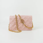 Louis Vuitton Handbag Louis Vuitton Pochette Coussin Light Pink Lambskin Embossed -Knockoff
