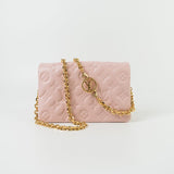 Louis Vuitton Handbag Louis Vuitton Pochette Coussin Light Pink Lambskin Embossed -Knockoff
