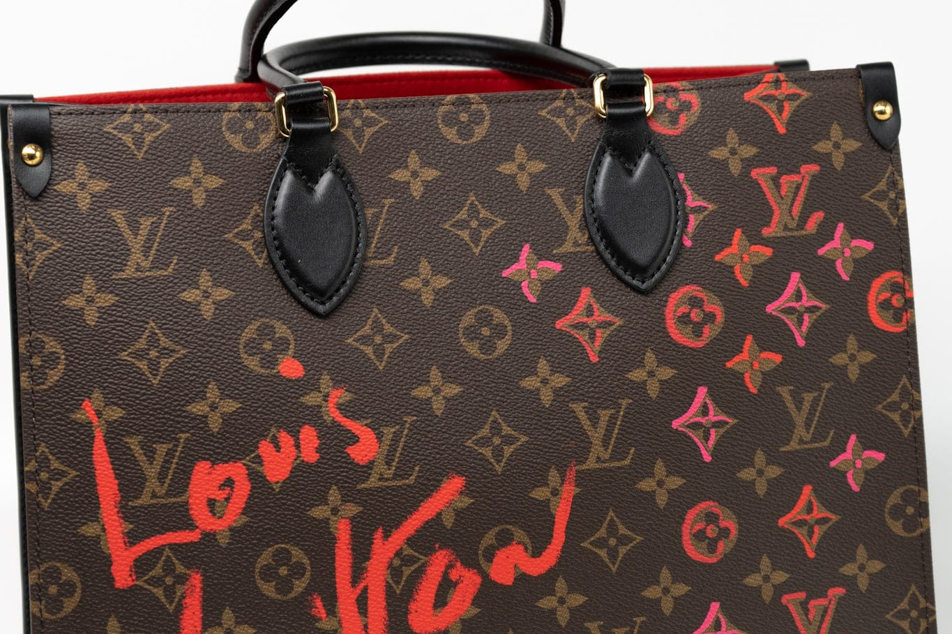 Louis Vuitton Handbag Red LOUIS VUITTON- Onthego MM Valentine’s Day Collection -Knockoff
