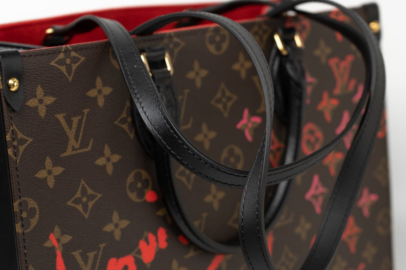 Louis Vuitton Handbag Red LOUIS VUITTON- Onthego MM Valentine’s Day Collection -Knockoff
