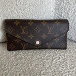 Louis Vuitton Pouch Purse Brown Louis Vuitton Rose Ballerine Monogram Canvas Josephine Wallet -Knockoff
