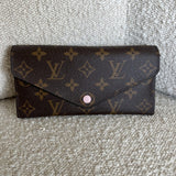 Louis Vuitton Pouch Purse Brown Louis Vuitton Rose Ballerine Monogram Canvas Josephine Wallet -Knockoff
