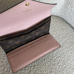 Louis Vuitton Pouch Purse Brown Louis Vuitton Rose Ballerine Monogram Canvas Josephine Wallet -Knockoff
