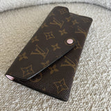 Louis Vuitton Pouch Purse Brown Louis Vuitton Rose Ballerine Monogram Canvas Josephine Wallet -Knockoff
