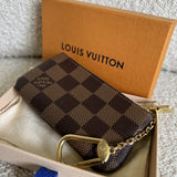 Louis Vuitton Pouch Purse Louis Vuitton  Damier Ebene Zipped Coin Purse -Knockoff
