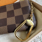 Louis Vuitton Pouch Purse Louis Vuitton  Damier Ebene Zipped Coin Purse -Knockoff
