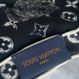 Louis Vuitton Shawl Black Louis Vuitton Double Face Shawl -Knockoff
