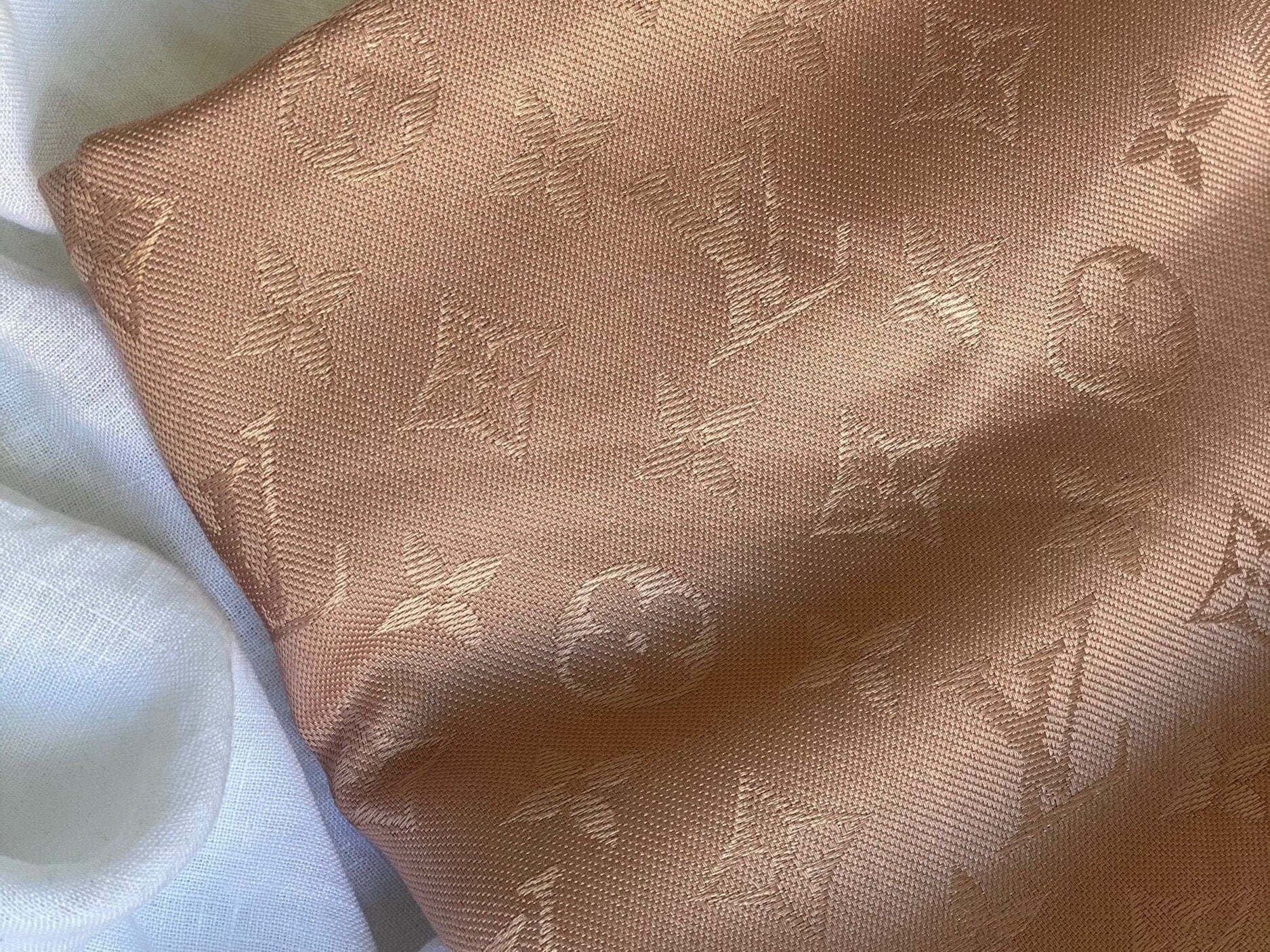 Louis Vuitton Shawl Brown Monogram Shawl Natural (M74441) -Knockoff
