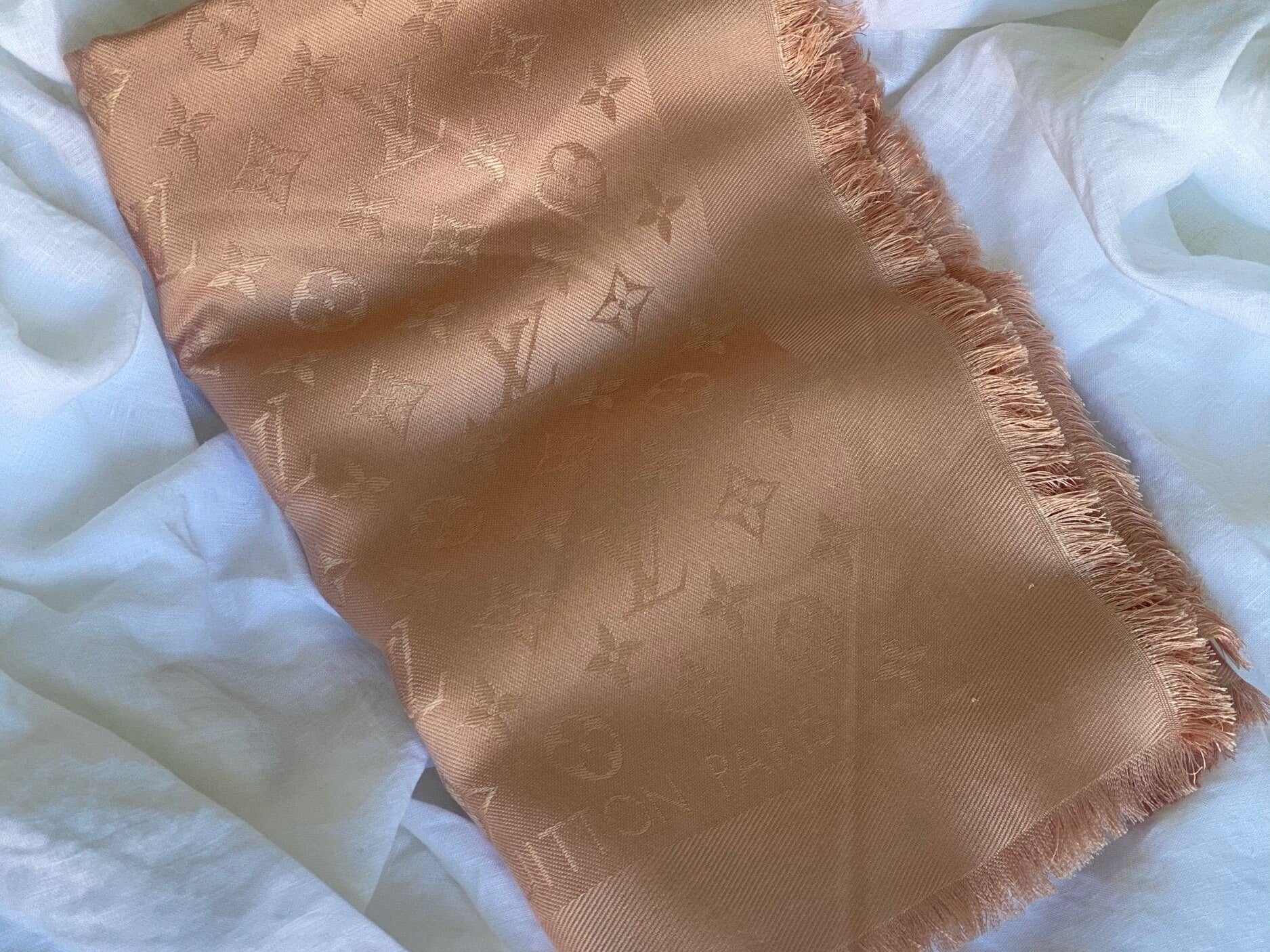 Louis Vuitton Shawl Brown Monogram Shawl Natural (M74441) -Knockoff
