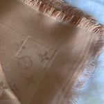 Louis Vuitton Shawl Brown Monogram Shawl Natural (M74441) -Knockoff
