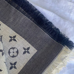 Louis Vuitton Shawl MONOGRAM DENIM SHAWL BLACK (M71378) -Knockoff
