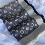 Louis Vuitton Shawl MONOGRAM DENIM SHAWL BLACK (M71378) -Knockoff
