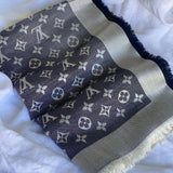 Louis Vuitton Shawl MONOGRAM DENIM SHAWL BLACK (M71378) -Knockoff
