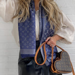 Louis Vuitton Shawl MONOGRAM DENIM SHAWL BLUE (M71376) -Knockoff
