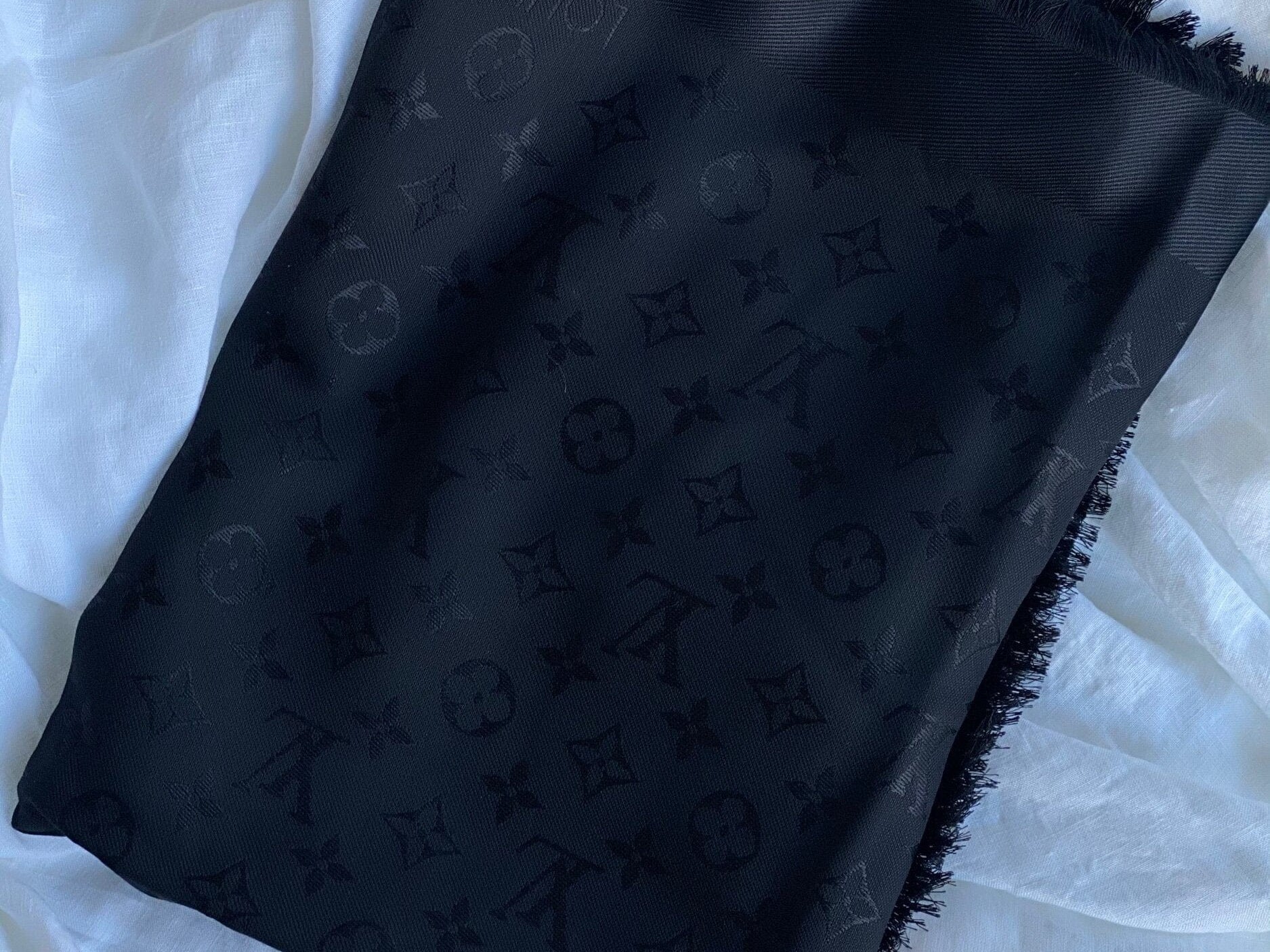 Louis Vuitton Shawl MONOGRAM SHAWL BLACK (M71329) -Knockoff
