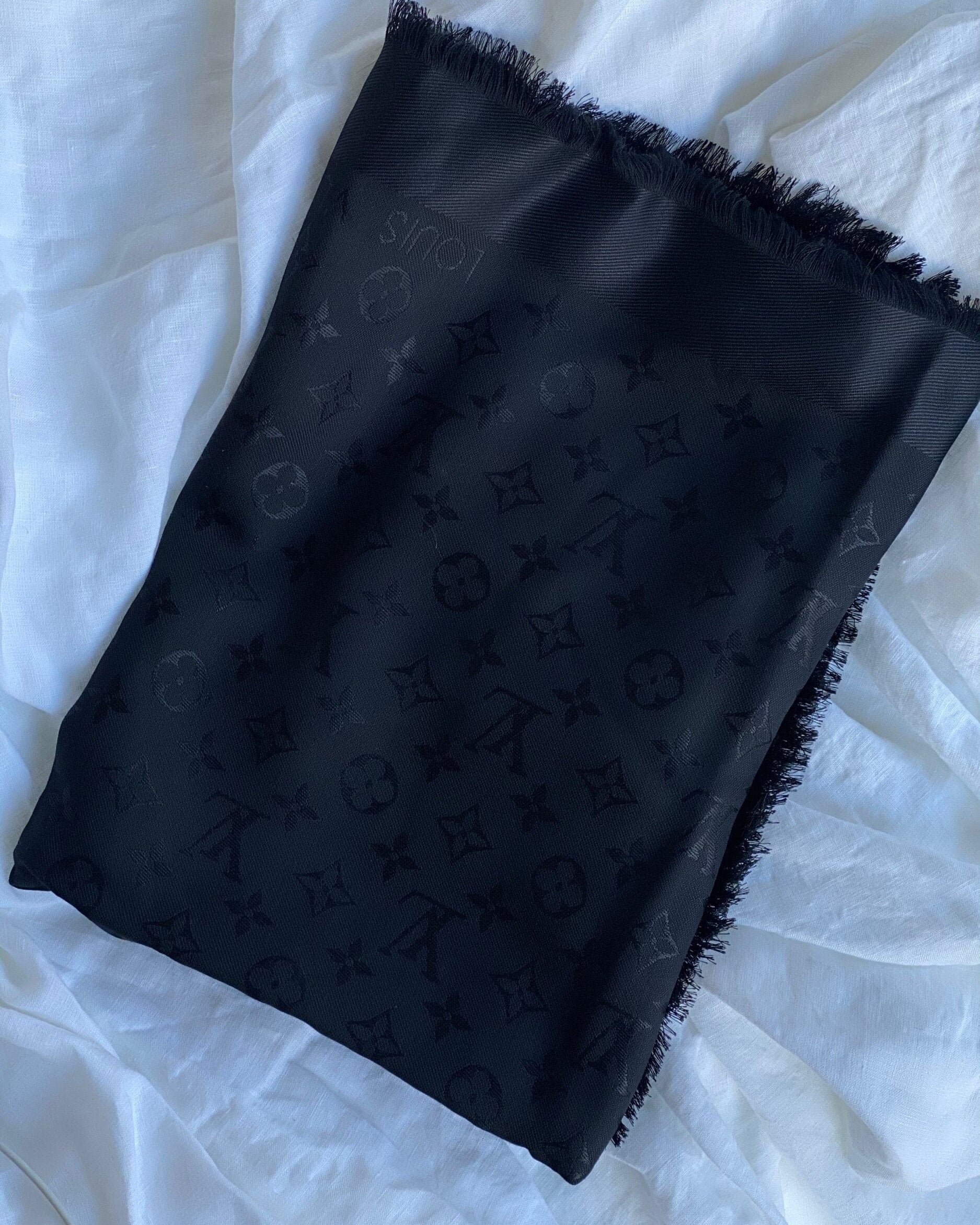 Louis Vuitton Shawl MONOGRAM SHAWL BLACK (M71329) -Knockoff
