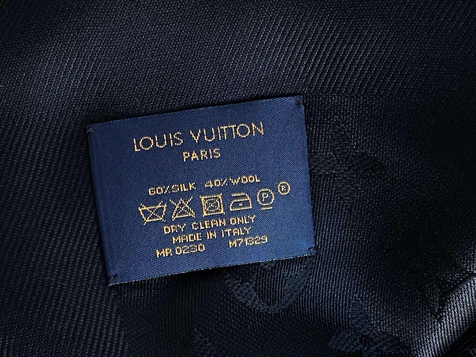 Louis Vuitton Shawl MONOGRAM SHAWL BLACK (M71329) -Knockoff
