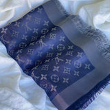 Louis Vuitton Shawl Monogram Shine Shawl Bleu Nuit (M73658) -Knockoff
