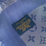 Louis Vuitton Shawl Monogram Shine Shawl Bleu Nuit (M73658) -Knockoff
