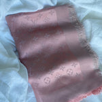 Louis Vuitton Shawl MONOGRAM SHINE SHAWL VELVET ROSE (M70805) -Knockoff
