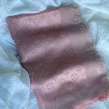 Louis Vuitton Shawl MONOGRAM SHINE SHAWL VELVET ROSE (M70805) -Knockoff
