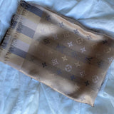 Louis Vuitton Shawl SO SHINE MONOGRAM SHAWL BEIGE (M76337) -Knockoff
