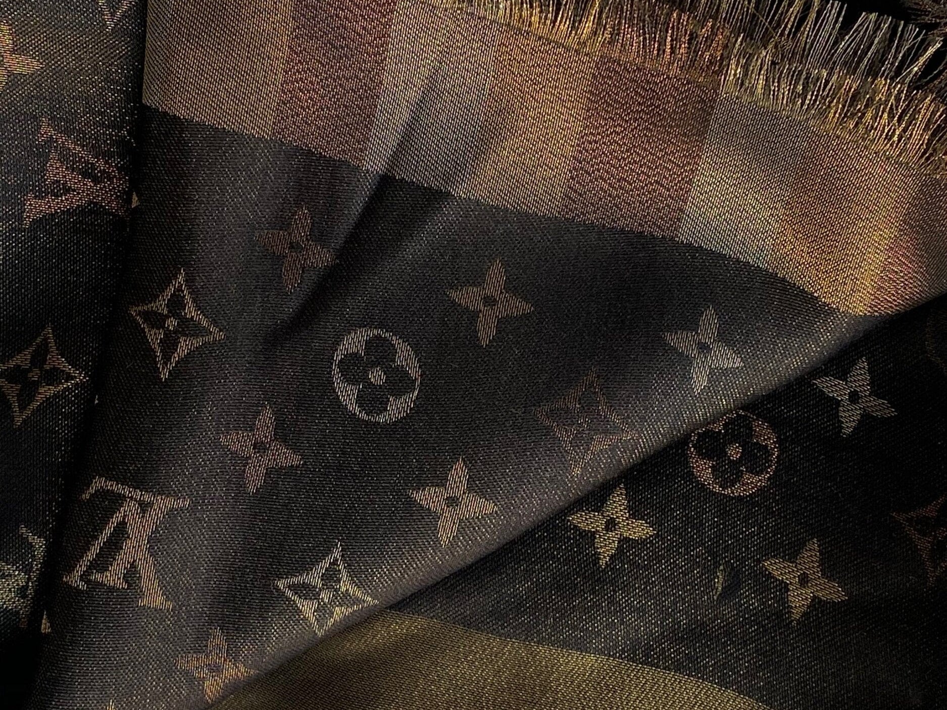 Louis Vuitton Shawl SO SHINE MONOGRAM SHAWL BLACK (M71548) -Knockoff
