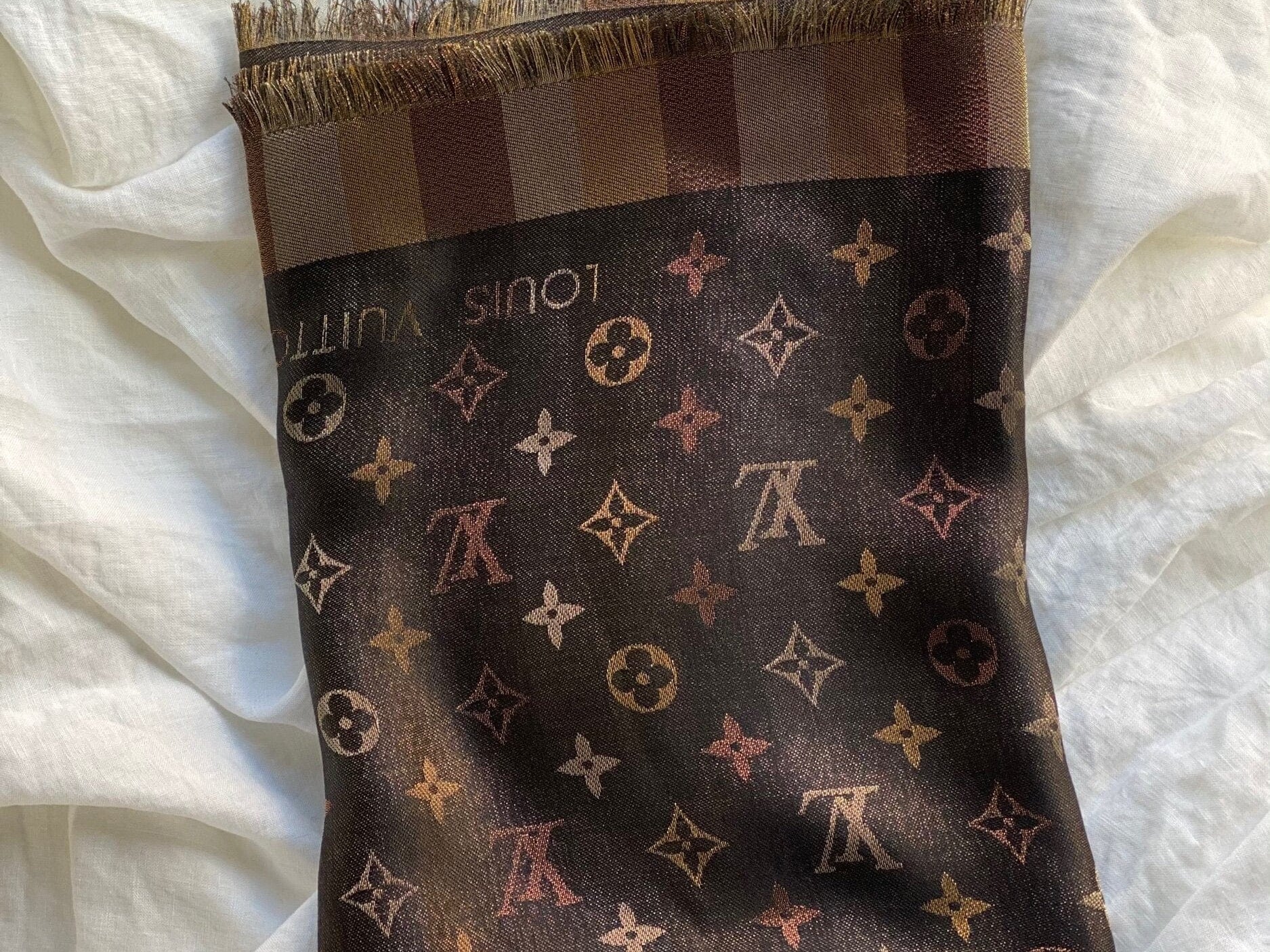 Louis Vuitton Shawl SO SHINE MONOGRAM SHAWL BLACK (M71548) -Knockoff
