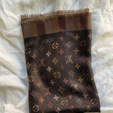 Louis Vuitton Shawl SO SHINE MONOGRAM SHAWL BLACK (M71548) -Knockoff
