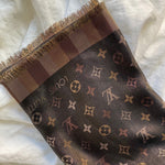 Louis Vuitton Shawl SO SHINE MONOGRAM SHAWL BLACK (M71548) -Knockoff
