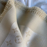 Louis Vuitton Shawl White Monogram Shine Shawl White (M74026) -Knockoff
