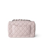 Top Replica
21B Lilac Lambskin Quilted Mini Rectangular Flap Silver Hardware -Knockoff
