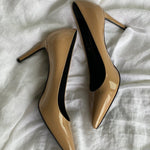 SAINT LAURENT Pumps Brown SAINT LAURENT Patent Classic Paris 105 Escarpin Pumps 38 Nude -Knockoff
