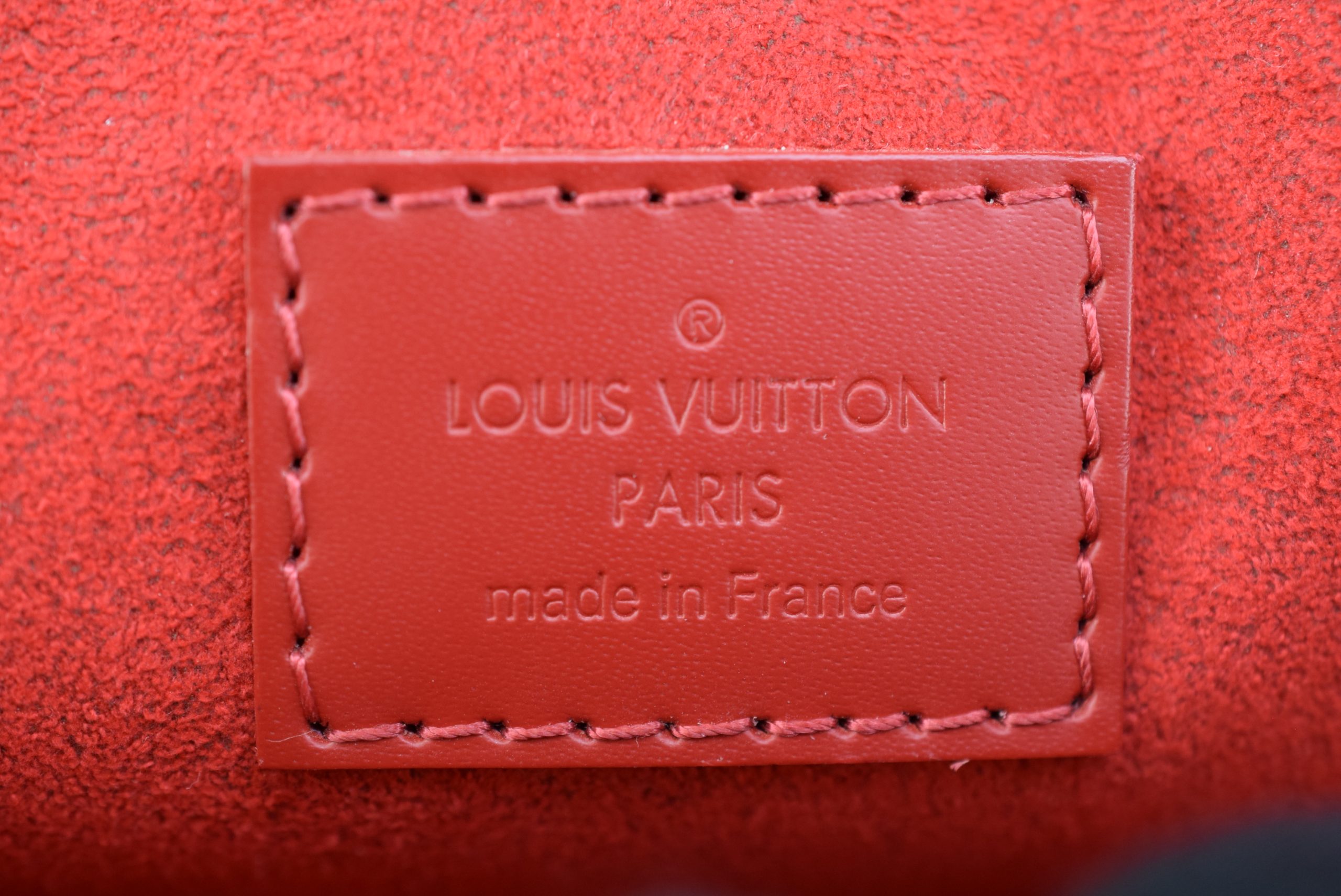 Louis Vuitton Damier Ebene Caissa Clutch Chain Bag