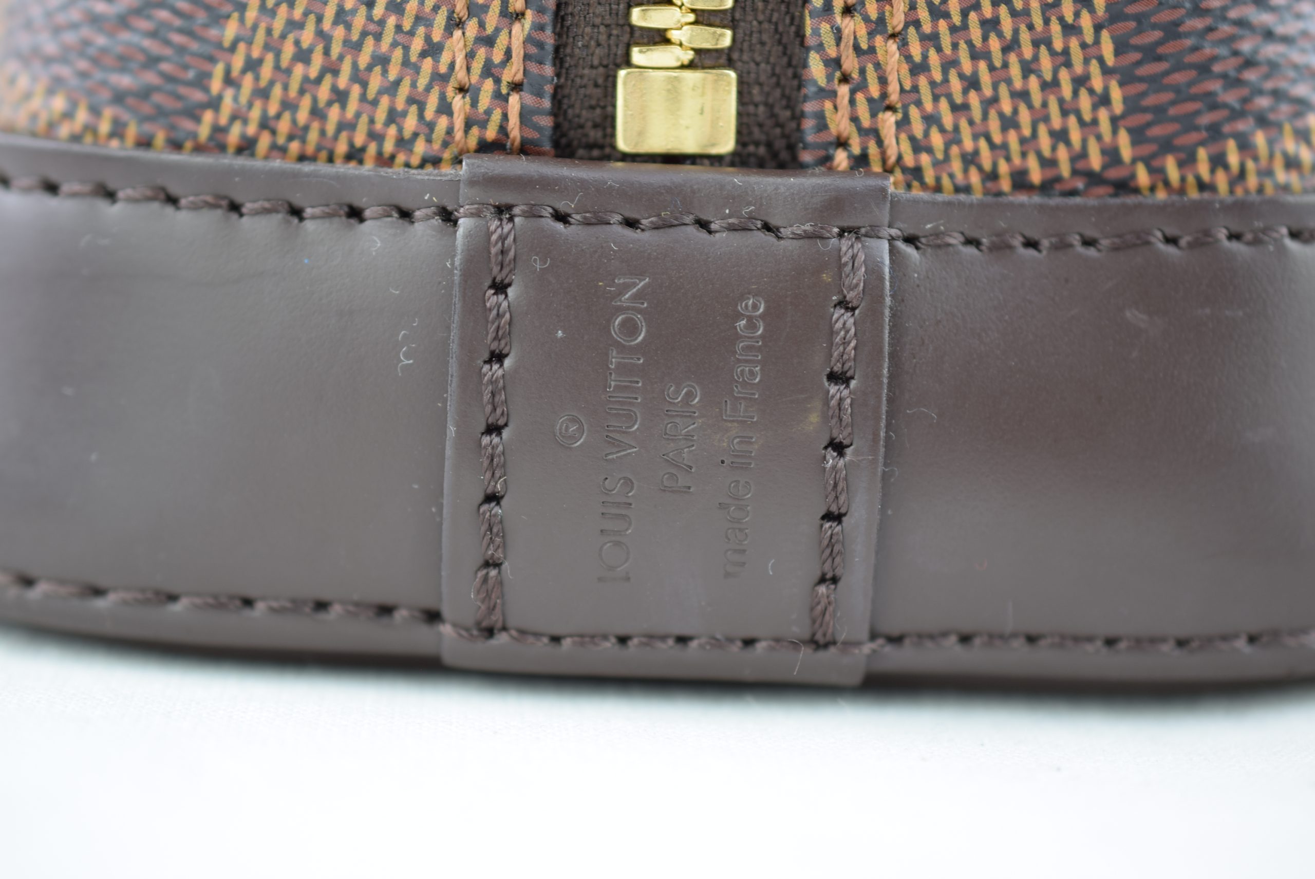 Louis Vuitton Alma BB Damier Ebene Shoulder Bag