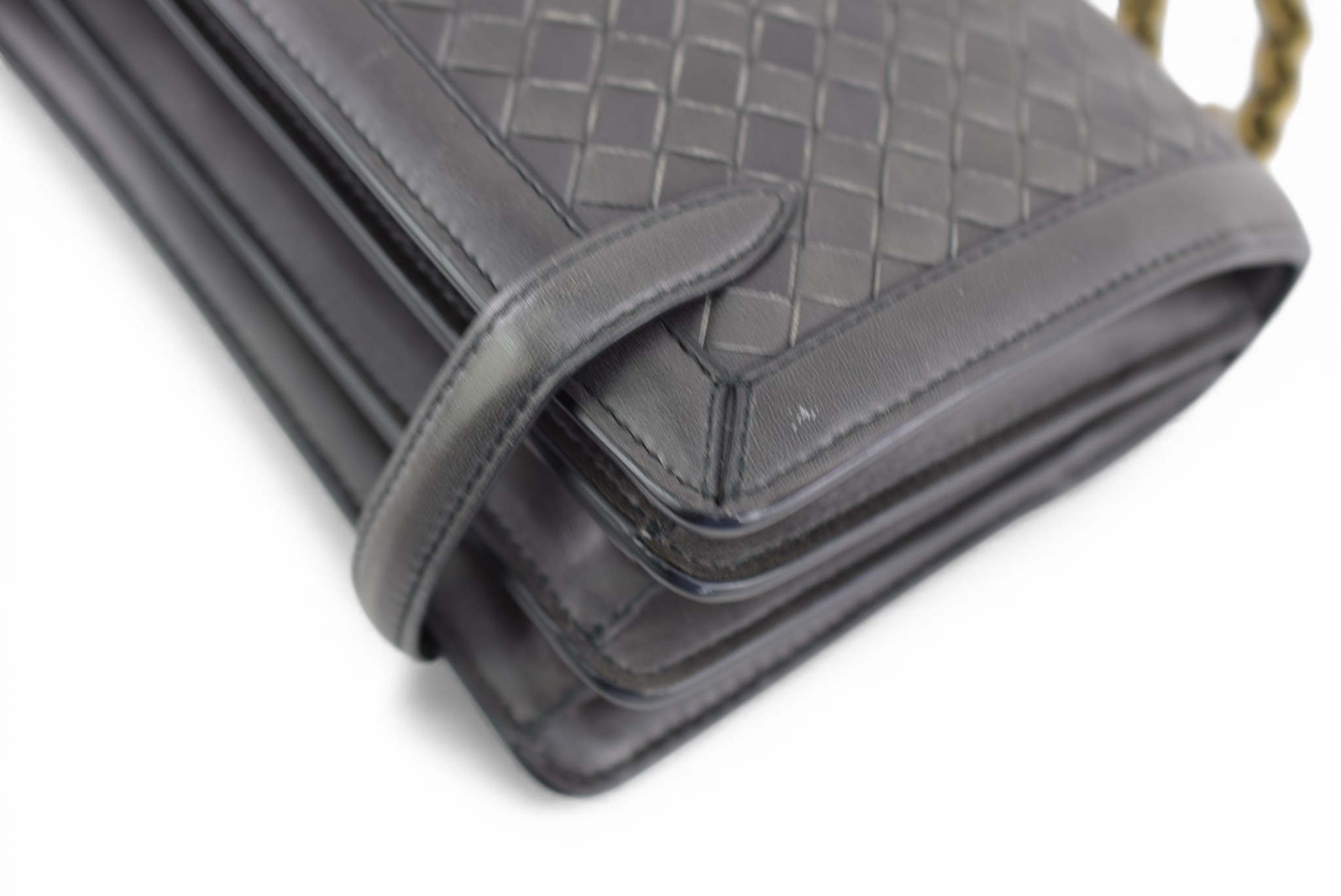 Bottega Veneta Intrecciato Leather City Knot Shoulder Bag