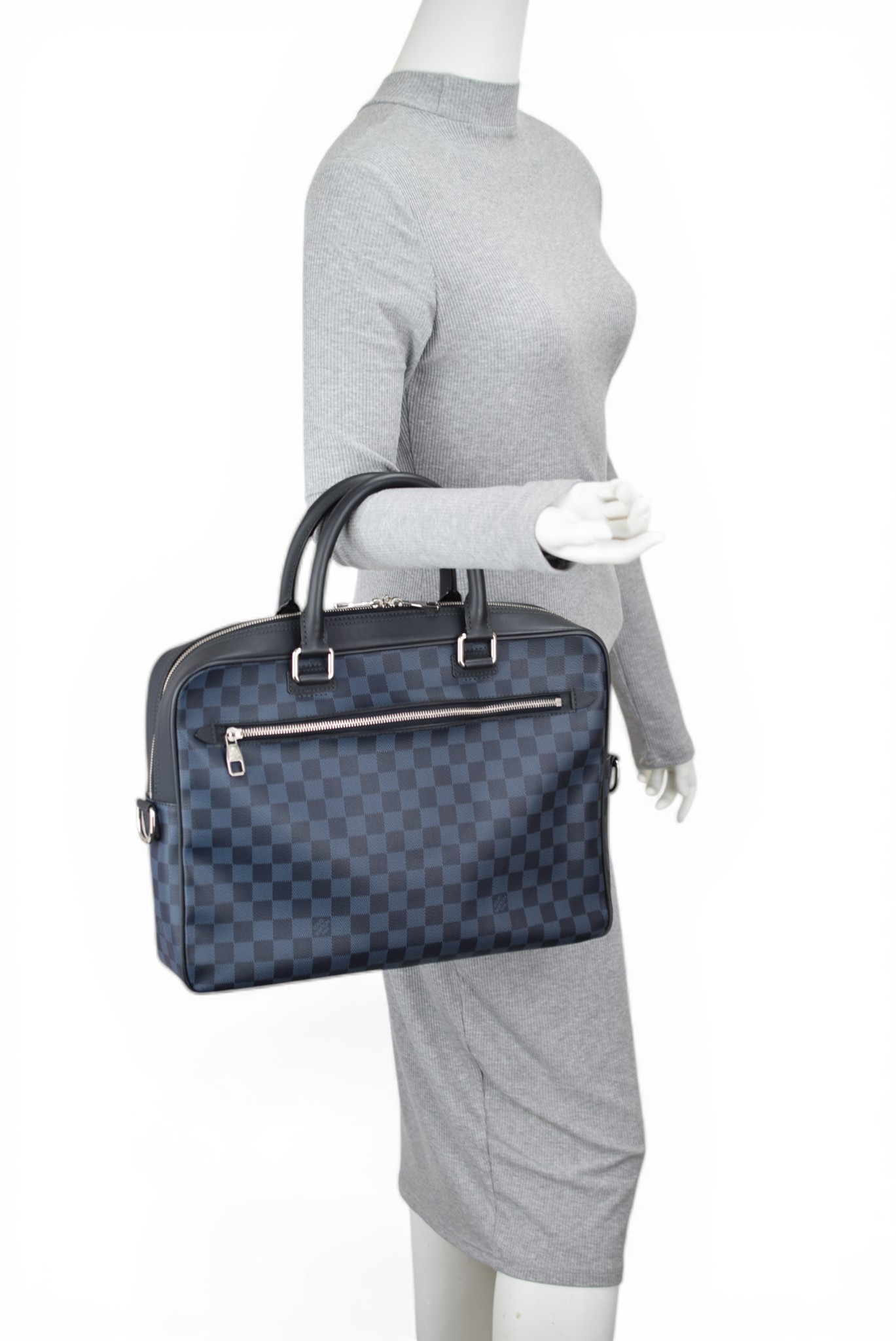 Louis Vuitton Damier Cobalt Porte-Documents Business Bag
